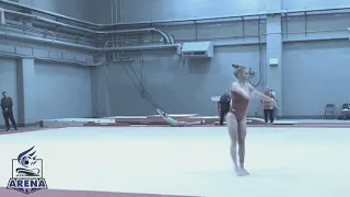 Jade Carey Moment Floor training for the Tokyo Olympics