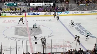 2018 Stanley Cup. R2, G5. Sharks vs Golden Knights. May 4, 2018