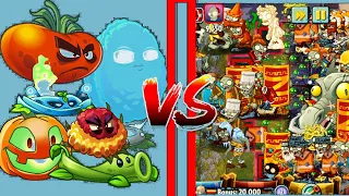 Turnament Every Pea and Super Plant Level 100 Vs 200 Deep Sea Gargantuar | plant vs Zombie 2