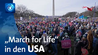 50. „March for Life“ von Abtreibungsgegner:innen in den USA
