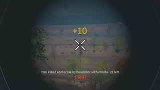 618m Headshot Mini 14 PUBG