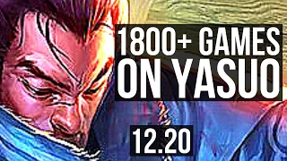 YASUO vs VIEGO (MID) | 2.7M mastery, 4/0/3, 1800+ games | KR Diamond | 12.20