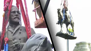 13-Ton Robert E. Lee Statue Comes Down