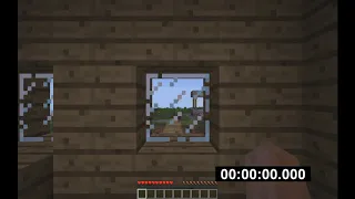 [Old WR] Minecraft: Obtain a Diamond | 00:00:383