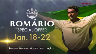 Бразильский футболист Ромарио приходит в игру PES 2018!
