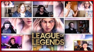 League of Legends Cinematic "Warriors" Trailer Reactions Mashup