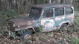 Willys Panel Wagon Pulled out of the Grave | Will It Start After 30 Years?