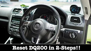 How To Reset DSG In 10-20 Seconds (DSG7/DSG6) - IT WORKS!!