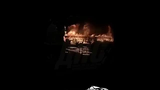 Пожар в пригороде Владивостока