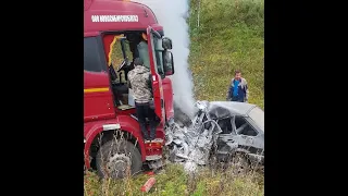 Во встречный газовоз: два человека погибли в смертельной аварии в Томской области