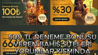 Bonus Veren Bahis Siteleri 2024 - Her Gün 1 Deneme Bonusu