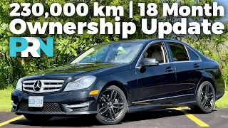 230,000 km, 18 Month Update | 2013 Mercedes-Benz C 300 4matic Ownership Review