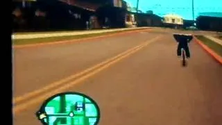 GTASA high bike jump glitch