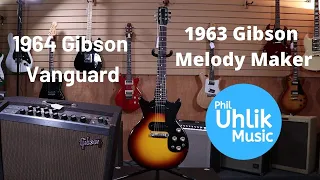 1963 Gibson Melody Maker and 1964 Gibson Vanguard - Phil Uhlik Music Demo