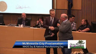 McMinnville City Council Meeting 9/24/19