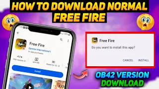 How To Download Normal Free Fire In Tamil | Normal Free Fire OB42 Version Download Link | VOK Gaming