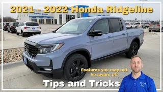 2021 - 2022 Honda Ridgeline Tips and Tricks