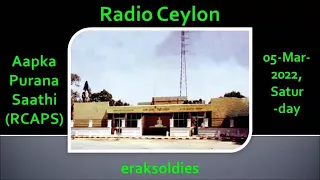 Radio Ceylon 05-03-2022~Saturday~03 Aapki Pasand- Part-B-