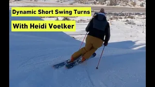 Balanced dynamic short radius turns with Heidi Voelker: A How To from a Pro
