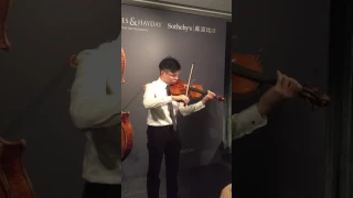 Musical performance on the Ex-Croall; McEwen violin by Vince Chua (1/2)