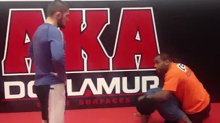 Khabib Nurmagomedov's First Days at AKA | Khabib Grapples With Young DC and Luke Rockhold