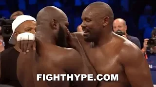 DEREK CHISORA SECONDS AFTER KNOCKING OUT CARLOS TAKAM: "WHOEVER WANTS IT CAN HAVE IT"