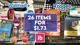 Walmart & Kroger Couponing & Ibotta/Shopkick Haul | Finishing Latte & Weekend Warrior Bonuses 9/24