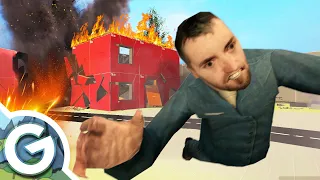 Bombs vs Houses vs Friends (Garry's Mod Nukes)