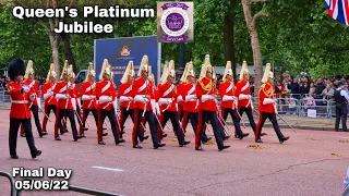 "Queen's Platinum Jubilee Final Day" Military Procession 5th June 2022