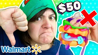 Cash or Trash? The MOST EXPENSIVE Squishy. Testing 3 Craft Kits from Walmart Slimi Cafe & Hangrees