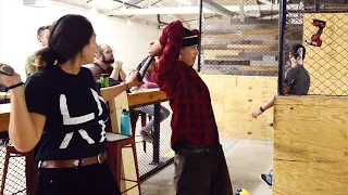 JENKEM - Axe Throwing w/ Louie Lopez to Celebrate his New Shoe