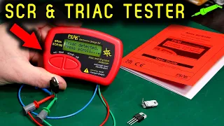 🔴 SCR and TRIAC Tester Review - SCR100 from Peak Electronic Design - No.1030