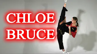 Боевая красавица Хлоя Брюс. Fighting beauty Chloe Bruce.