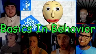 Baldi’s Basics Song- Basics in Behavior [Blue] REACTION MASHUP!