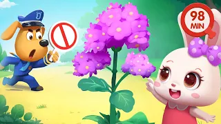 Run! It's a Biting Plant | Outdoor Safety Tips | Kids Cartoon | Play Safe | Sheriff Labrador