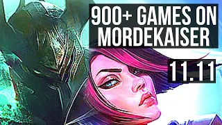 MORDEKAISER vs FIORA (TOP) | 900+ games, Legendary | EUW Master | v11.11