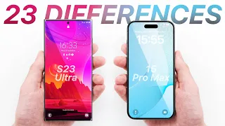 iPhone 15 Pro Max vs S23 Ultra - 23 MAJOR Differences!