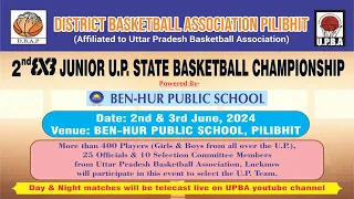 MORADABAD VS AGRA, 2nd 3X3 JUNIOR U.P STATE BASKETBALL CHAMPIONSHIP PILIBHIT (MEN&WOMEN)