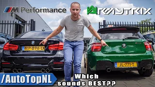 BMW M3 M Performance vs BMW M135i ARMYTRIX - WHICH ONE SOUNDS BEST?!