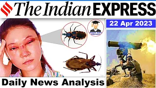 22 April 2023 Indian Express Newspaper Analysis | Daily Current Affairs | The Hindu Analysis