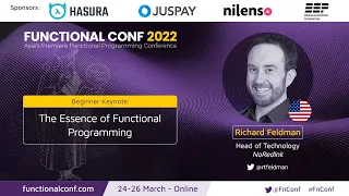 The Essence of Functional Programming by Richard Feldman #FnConf 2022