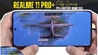 Realme 11 Pro Plus PUBG Mobile Gaming test | Dimensity 7050 5G, 120Hz Display