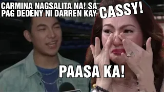 CARMINA VILLAROEL NAGSALITA NA! SAGOT NYA KAY DARREN ESPANTO SA PAG DEDENY NITO KAY CASSY LEGASPI!