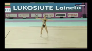 LUKOSIUTE Laineta (LTU) -  2023 JUNIORS European Championships in Aerobic Gymnastics, IW Quali