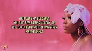 Summer Walker - Playing Games (Lyrics) ft. Bryson Tiller