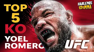 Los top 5 KOs MÁS VIOLENTOS de Yoel Romero en UFC