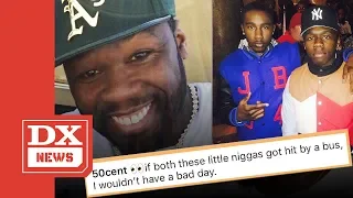 50 Cent Says He Wouldn't Care If His Son Marquise Jackson Got Hit By A Bus