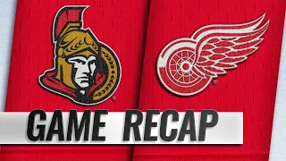 Tierney scores twice in 4-2 win against Red Wings