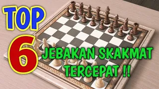 TOP 6 JEBAKAN SKAKMAT TERCEPAT & TRIK PEMBUKAAN CATUR AGAR MENANG CEPAT