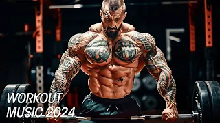 BEST WORKOUT MUSIC MIX 💪 AGGRESSIVE HIPHOP TRAP & BASS 🔥 GYM MOTIVATION MUSIC 2024